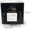 EU standard 110V/250V two gang one way black Crystal glass panel wall switch touch light switch
