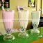 ice cream glass mug big ice cream drinking glass triangle drinking glass