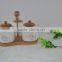 high quality wholesale ceramic spice bottles/spice racks jars wholesale/3pcs set ceramic storage jar whole sale