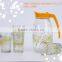 wholesale glass water pitcher set with color