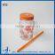 hot sale snowflake surface handling glass cold drink jar with straw