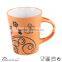 ceramic new design stoneware coffee mug with spoon