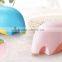 New baby care shampoo cups softy silica gel water cup children bailer