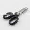 Black Thick Handle Small Sharp Fishing Scissors