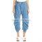 Xenia Ruched Crop Jeans