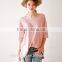 hot sale high quality girls 100% organic cotton white t shirt