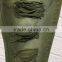 GZY New Fashion Green Men Ripped Jeans For South America Stock