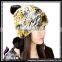 CX-C-111B Wholesale Custom Knitted Winter Rex Rabbit Fur Pom Pom Hat