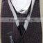 instock bespoke fashion style men suit vest with tie and handferchief