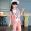 AS-596G Girls Sets 2017 Spring Autumn Kids Two Piece Set Girls Clothing Set Big Children's Sports Suits Teenager 6-15 Years