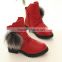FC1911 winter fashion girls boots warm students kids boots shoes