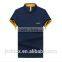 Custom printing cotton polyester mesh different color collar polo shirt