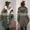 Winter Warm woolen coat women double jacket coat outwear for women