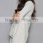 High quality latest deisgn knitted fabric fashion mature women coat