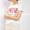 Custom quality slogan in industries blouse garment 1972 slogan tee