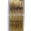 High Quality Round Gold Plated 0.2mm Copper Beading Wire Thread Cord
