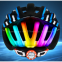 Bicycle mountain road car riding helmet one molding USB luminous riding equipment