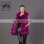 2017 Fashion hot sale women middle fox fur coat thick warm vest