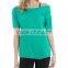 Polyester/Cotton Custom water based printing fitness Tank top Women running Wear