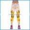 Wholesale high waist women custom printed leggings