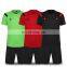 OEM sublimated print logo 100% nylon short sleeve hook and loop pocket cheap high quality customized soccer jersey