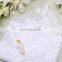 Lace Cotton Handkerchief,piping,white,wedding