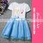 Hot Sale Summer New Girls Clothing Polka Dot Cotton Dress Kids Party Dress