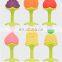 China supplier colorful design customized logo teether silicone
