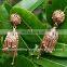 Copper jewelry earrrings manufacturer, Copper chandelier jhumka jewellery exporter