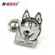 Customized cheap metal firefighter detective military dog badge holder