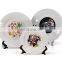 China manufacturer supply high grade white ceramic plate hot sale white Sublimation ceramic plate for decoration