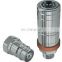 High pressure carbon steel male thread female part 1/2 inch 3CFPV  ISO 7241-1A hydraulic quick coupling