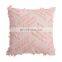 Boho style Colorful Hand Block Indian Pillow Cover Decorative 18X18"  Embroidery Chindi Cushion Cover