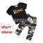 Short /long sleeve shirt and camouflage pants sets 2PCS children baby clothes set kids suit wholesale