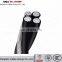 33kv Bare ACSR Neutral Core Duplex 4x150mm2 Aluminum ABC XLPE Cable 100mm2 Aerial Cable