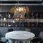 Modern Luxury Crystal hanging Chandelier Lighting Indoor Pendant Light