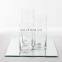 Wholesale square mirror candle tray set Wedding Christmas Party Table Decorations Mirror Centerpieces