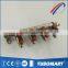 CW617n material natural gas manifold with for gas pipe compression fitting