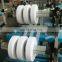 Cigarette paper slitting and folding machine