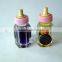 Transparent Bottle Shaped Fridge Magnet with Fancy Floater