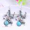 wholesale fashion vintage resin acrylic kallaite butterfly diamond crystal pearl earring designs