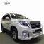 WD style plastic material Body kit for toyota prado front bumper and rear bumper forToyota land cruiser prado 10-17 facelift
