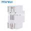 63A 230V Din rail adjustable over under voltage protective device protector relay with over current protection