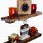 Hot selling handmade rustic wood floating wall shelves wall mounted