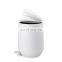 Amazon Hot Selling ABS Pedal Bin Pedal 5L Round Shape Waste Bin Kitchen Bathroom  Plastic Pedal Trash Bin