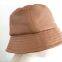 Women's fashion GENUINE SHEEPSKIN leather  bucket hats