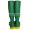 Cheap Green PVC Working Rain Boots