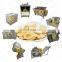 Automatic banana chips frying machine vacuum fries banana chips packing machine