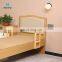 Wooden Footboard Factory Supply Directly Customized Care Bed Safe Side Rails Manual Patient Nursing Bed for Nursing Home