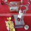 Hot sale stainless steel manual pineapple slicer and peeling machine for fruit market